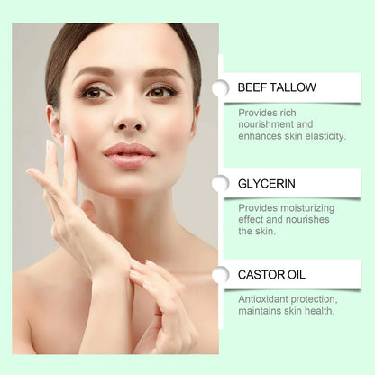 🌿 Bio-Talgbalsam mit Rizinusöl und Weihrauch für natürliche Hautpflege und Feuchtigkeitsversorgung ✨