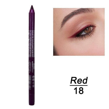 🔥Long‑Lasting Waterproof Eyeliner Pencil – 13 Vibrant Shades
